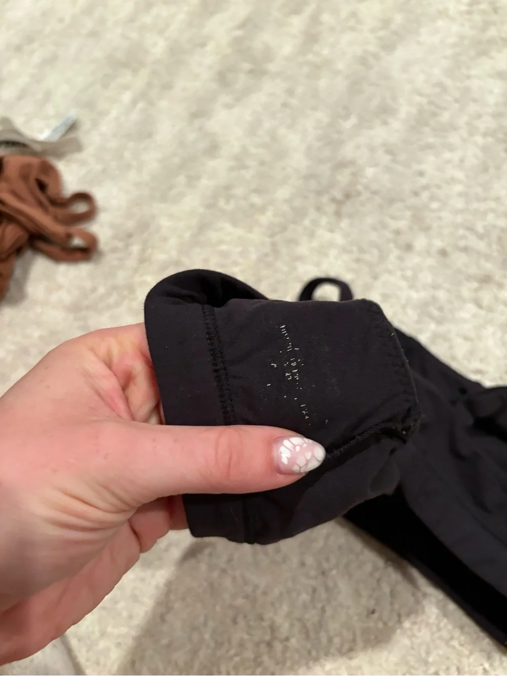 SKIMS Black Seamless Scoop Bralette - Picture 4 of 4